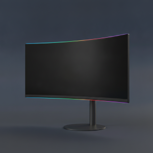 AOC Agon Pro 49-inch QD-OLED gaming monitor illustration