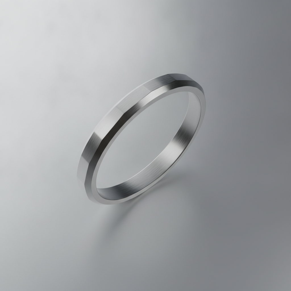 איור של טבעת חכמה דקה מטיטניום, בהשראת Oura Ring 5