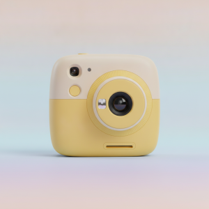 Polaroid x Pokemon instant camera illustration