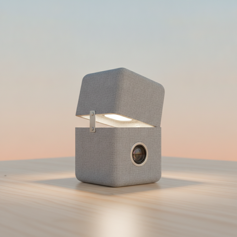 TCL PlayCube portable projector illustration