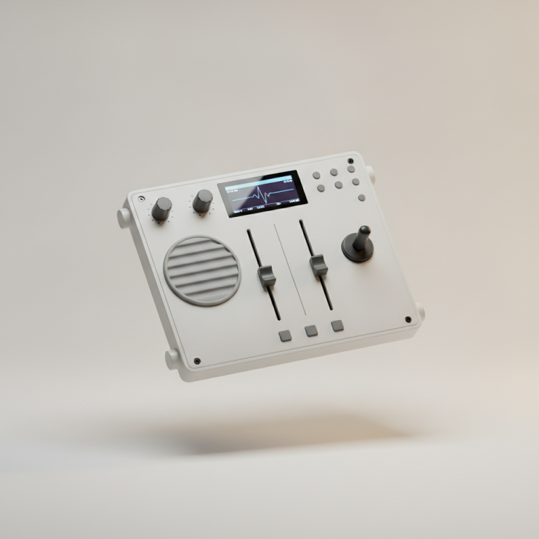 Teenage Engineering EP-136 K.O. Sidekick illustration