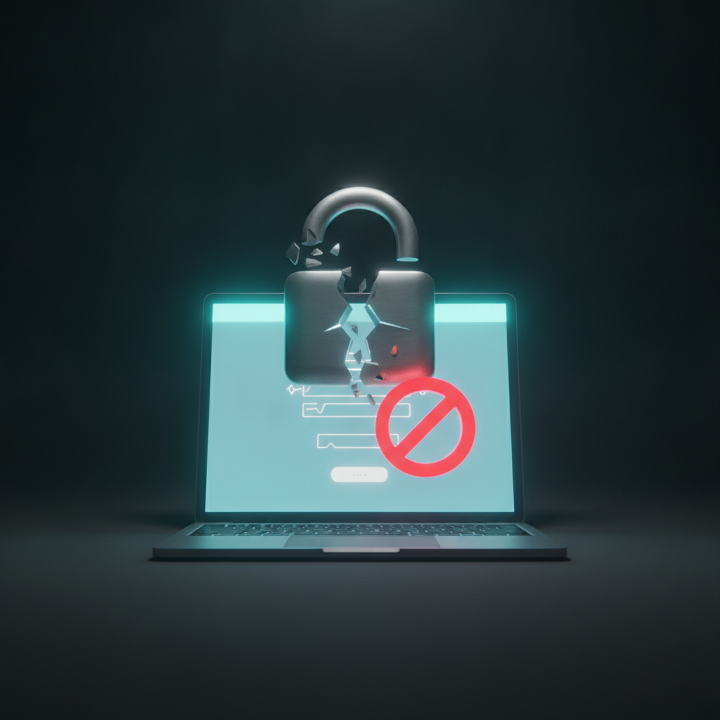 איור המסמל תקלת התחברות לדומיין ב-Windows
