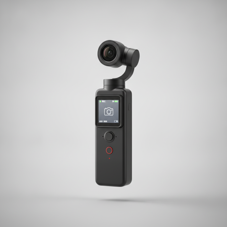 Insta360 Luna Pro gimbal camera illustration