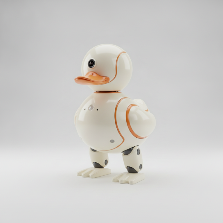 Microduck robot illustration
