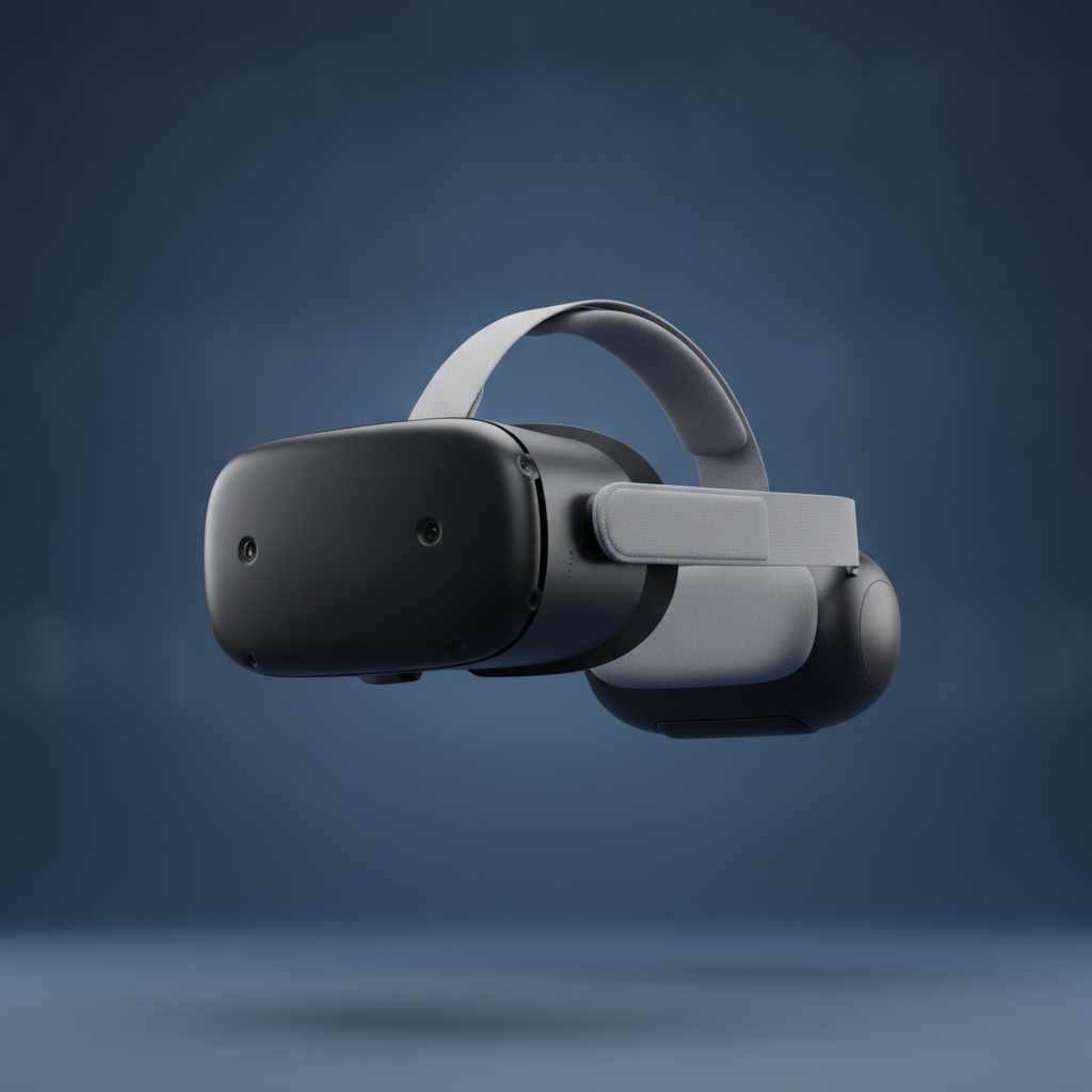 Valve Steam Frame VR headset illustration